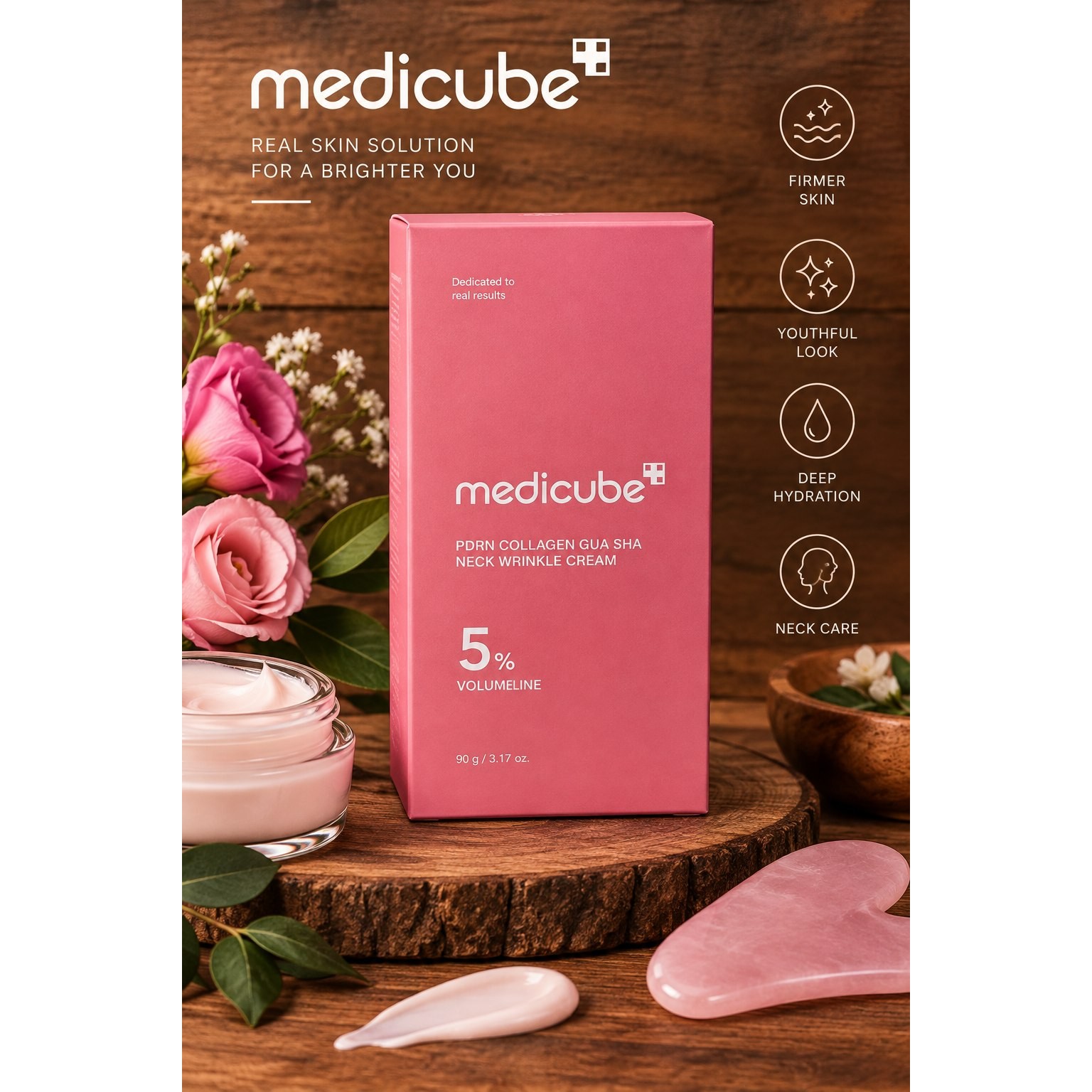 کرم گواشا حاوی کولاژن از برند مدیکوب (medicube