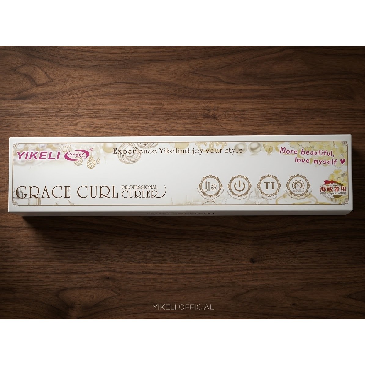 فرکننده مو (فرکننده انبری/لولهای) برند YIKELI مدل Grace Curl Curler